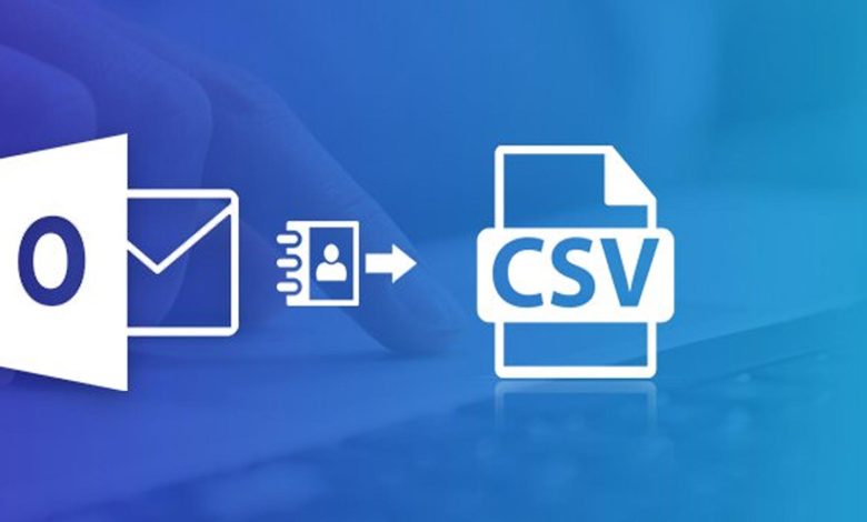 pst contacts to csv