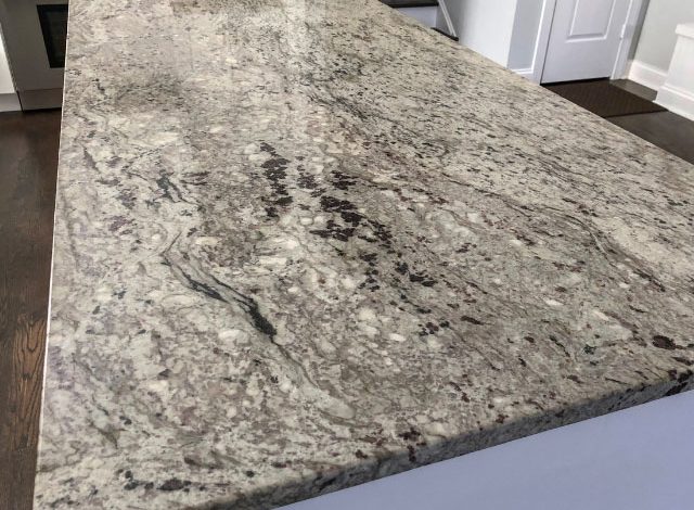 Silver marble countertops