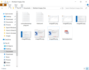 HTML file