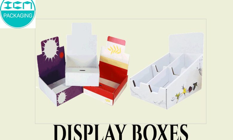 Cardboard display boxes