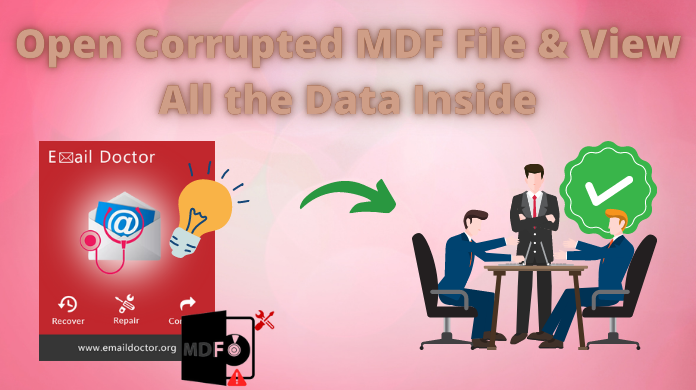 open corrupted MDF file