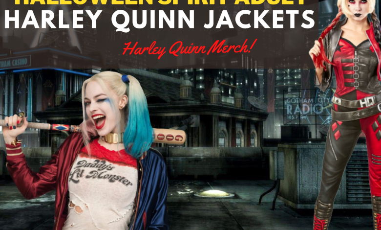 Halloween Spirit Adult Harley Quinn Jackets