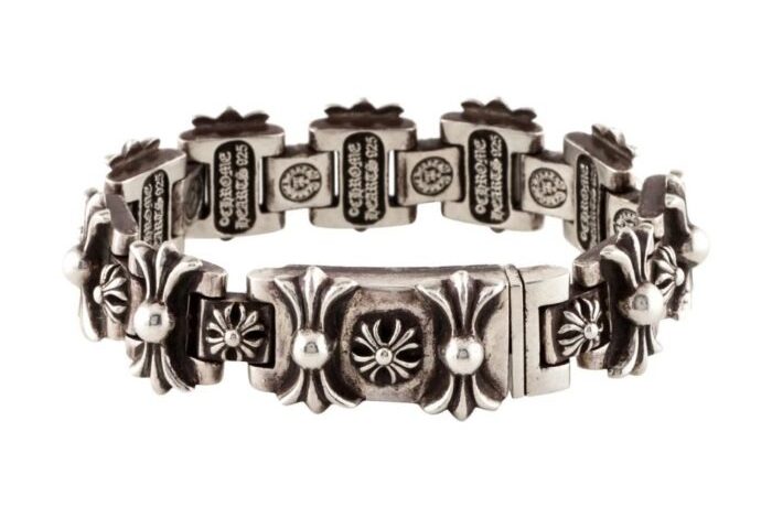 Chrome Hearts Sterling Station Link Bracelet